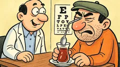 Fıkra: Temel göz doktoruna dert yanar