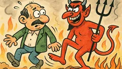 Fıkra: Temel cehennemde zebaniyle karşılaşır