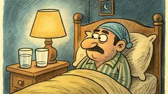 Fıkra: Temel başucuna iki bardak koyar…