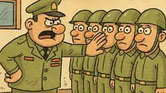 Fıkra: Temel askerde tokat yememek ister