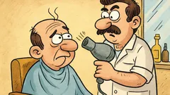 Fıkra: Temel berbere gidip fön ister