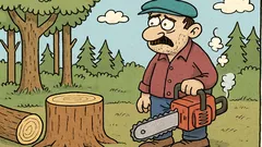 Fıkra: Temel motorlu testereyi çalıştırınca...