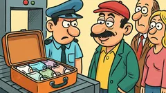 Fıkra: Havaalanında Temel’in bavulu açılınca