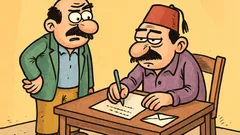 Fıkra: Temel Fadime’ye mektup yazarken...