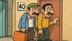 Fıkra: Temel ile Dursun 40 katlı otele gider