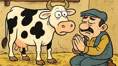 Fıkra: Temel’in ineği hastalanmış, dua ediyormuş