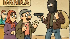 Fıkra: Temel bankada soyguncuya denk gelince