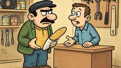 Fıkra: Temel nalbura girer, pide ister