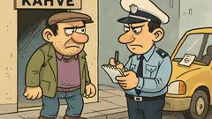 Fıkra: Temel kahveden çıkınca polis...