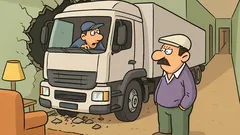 Fıkra: TIR şoförü Temel’in eve dalar